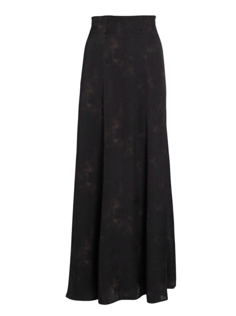 100% Silk Satin Anine Bing Caroline Tie Dye Satin Maxi Skirt